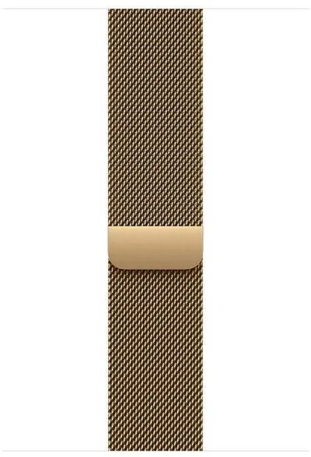 Curea pentru Apple Watch 46mm Radiant Gold Milanese Loop - M/L
