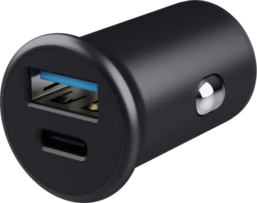 Incarcator Auto Trust Maxo, 38W, 2 porturi, Negru