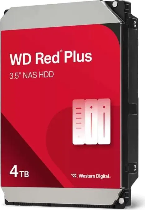 HDD NAS WD Red Plus WD40EFZZ, 4TB, 5400 RPM, 128MB, SATA III