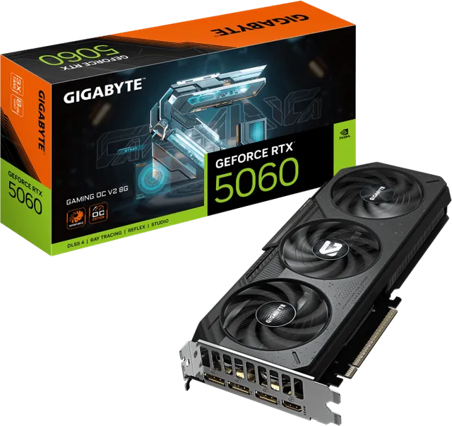 Placa video Gigabyte Geforce RTX 5060 Gaming OC V2, 8G GDDR7, PCI Express 5.0, 128-bit
