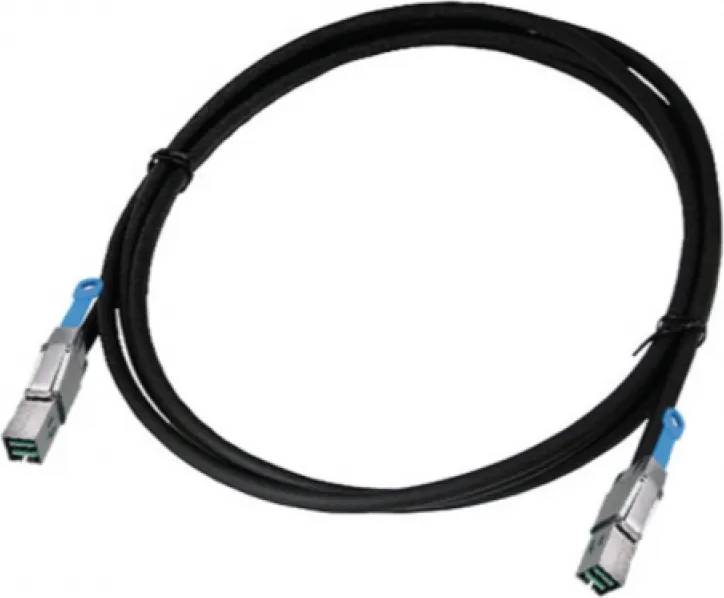 QNAP Cablu SAS Extern 1M CAB-SAS10M-8644 Mini SAS 12G cable (SFF-8644) — Resigilat