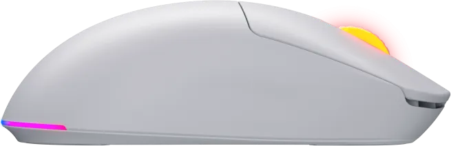 Mouse Gaming Wireless Hator Quasar 3 Wireless, 12000 dpi, alb