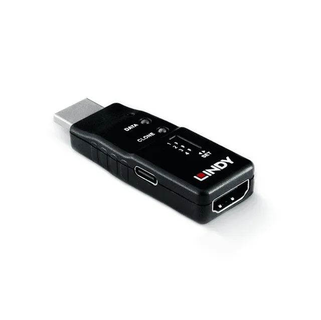Emulator EDID Lindy 32105, HDMI, Negru