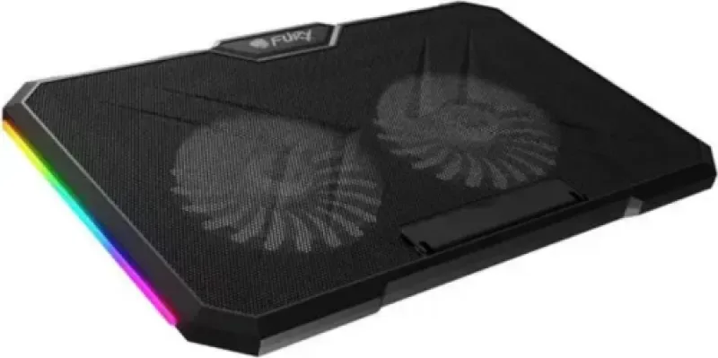 Stand/Cooler notebook Genesis Fury Gunbai G3, pana la 17 inch, 2 ventilatoare, Negru