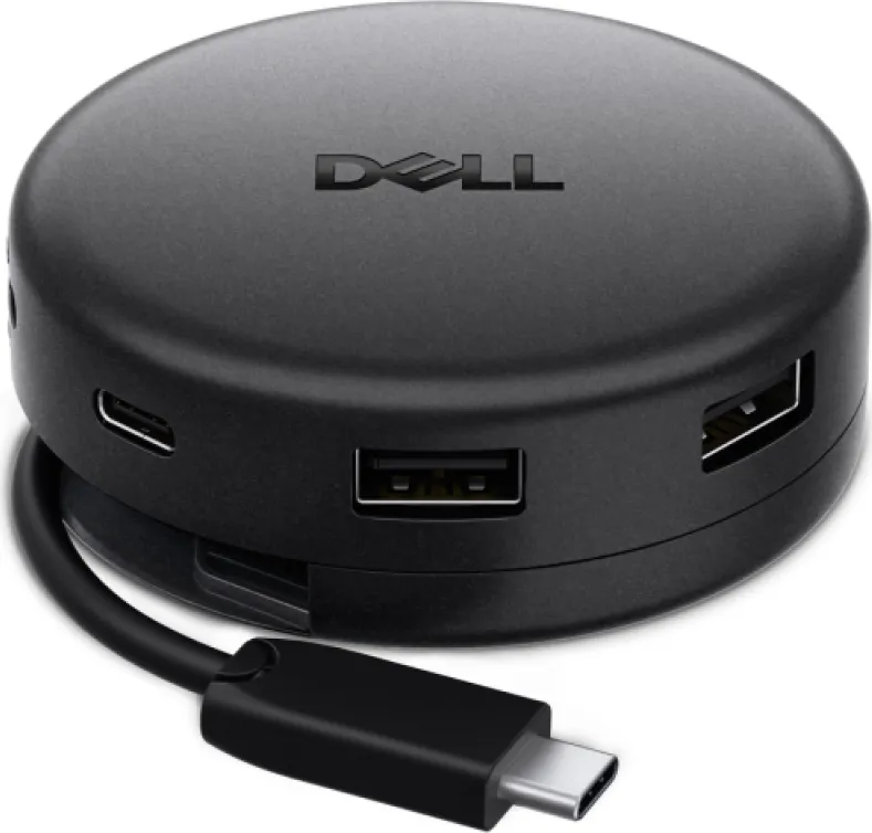 Docking station Dell Pro 7-in-1 USB-C Travel Hub DA326, USB Type-C, 100W, Negru