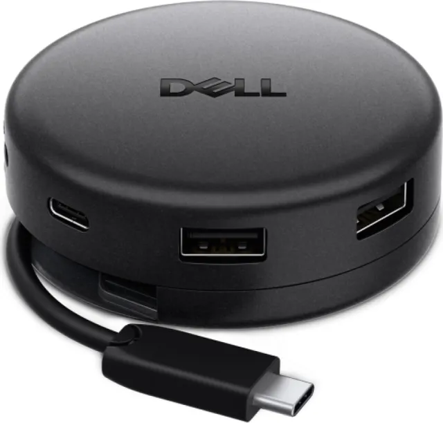 Docking station Dell Pro 7-in-1 USB-C Travel Hub DA326, USB Type-C, 100W, Negru
