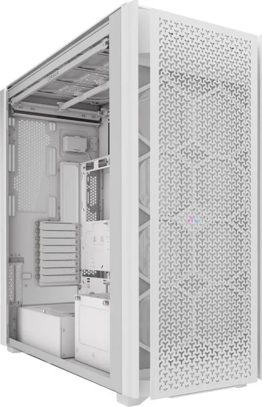 Carcasa Corsair 9000D RGB Airflow, RGB, Ultra Tower, White