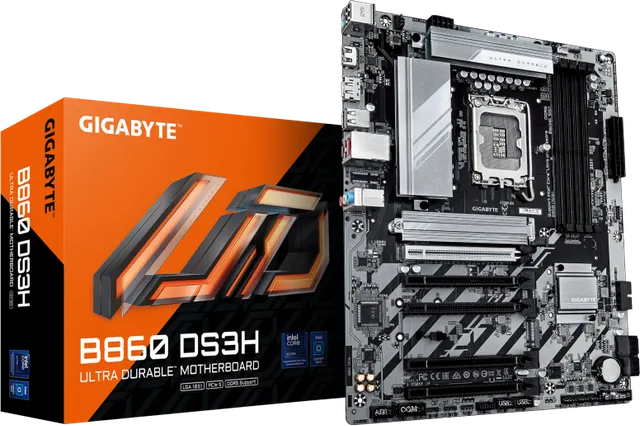 Placa de baza Gigabyte B860 DS3H, Socket 1851, DDR5, ATX