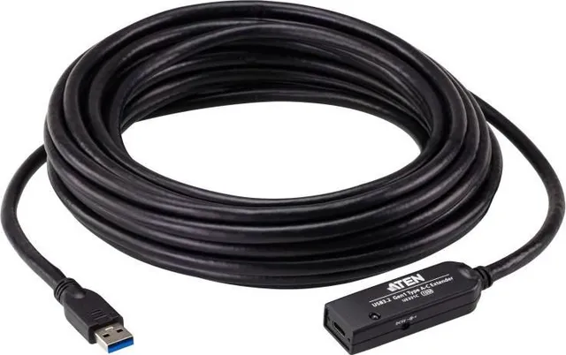 Extender ATEN UE331C-AT-G. Lungime cablu: 10 m. Conector 1: USB A, Conector 2: USB C