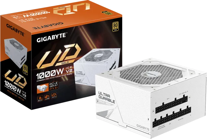 Sursa Gigabyte UD1000GM PG5 V2 ICE, 80+ Gold, 1000W