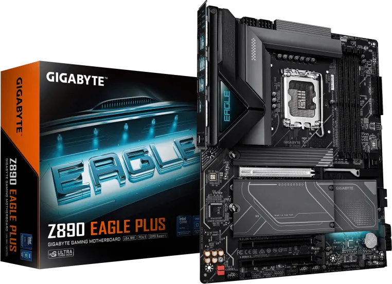 Placa de baza Gigabyte Z890 Eagle PLUS, Socket 1851, DDR5, ATX
