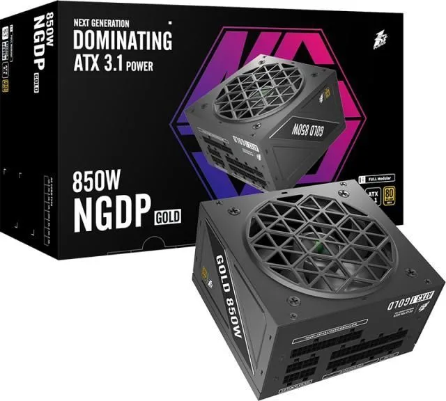Sursa 1stPlayer NGDP-GLD-850-BK-EU, 80 PLUS Gold, 850 W
