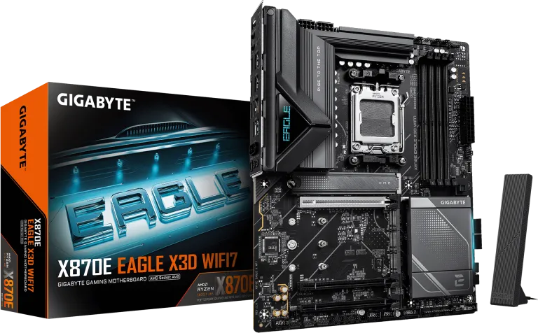 Placa de baza Gigabyte X870E Eagle X3D WIFI7, Socket AM5, DDR5, ATX