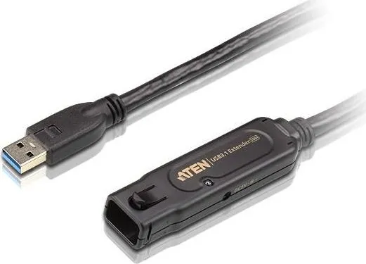 Extender ATEN UE3310-AT-G. Lungime cablu: 10 m. Conector 1: USB A, Conector 2: USB A