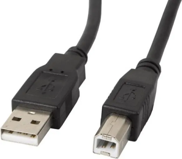 Cablu Lanberg CA-USBA-10CC-0018-BK, USB A/ USB B, 1.8 m, Negru
