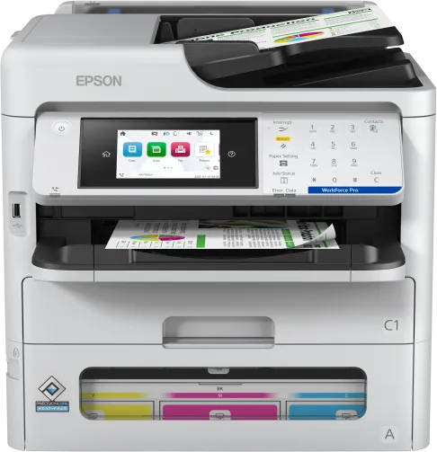 Imprimanta inkjet Epson WorkForce Pro EM-C800RDWF, A4 Color, format A4, USB + LAN + Wi-Fi