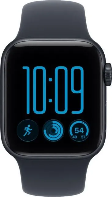 Apple Watch SE 3 GPS 40mm Midnight Aluminium Case with Navy Blue Sport Band - M/L