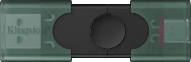 Memorie USB Kingston DataTraveler DuoG2 256GB, USB Type-A / USB Type-C, Negru