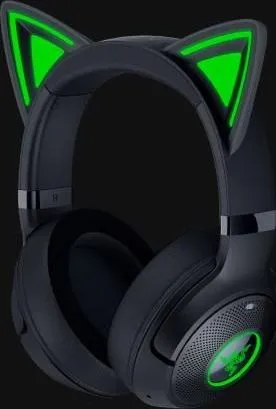 Casti Gaming Head-band Razer Kraken Kitty V2 BT, Wireless/Wired, Noise Canceling, Negru