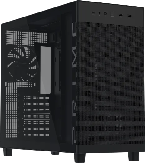 Carcasa ASUS Prime AP303 TG, Mid Tower, Black
