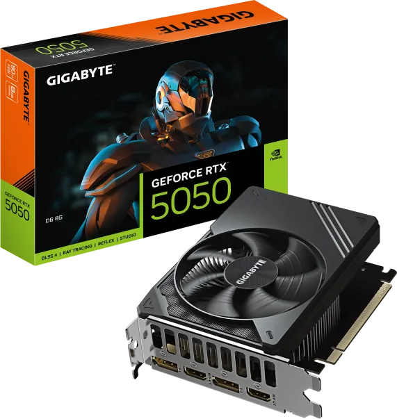 Placa video Gigabyte Geforce RTX 5050, 8GB GDDR6, PCI Express 5.0, 128-bit