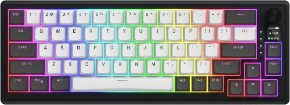 Tastatura Mecanica Gaming Hator Skyfall Pro Wireless 65, RGB, Wireless, Negru, EN US