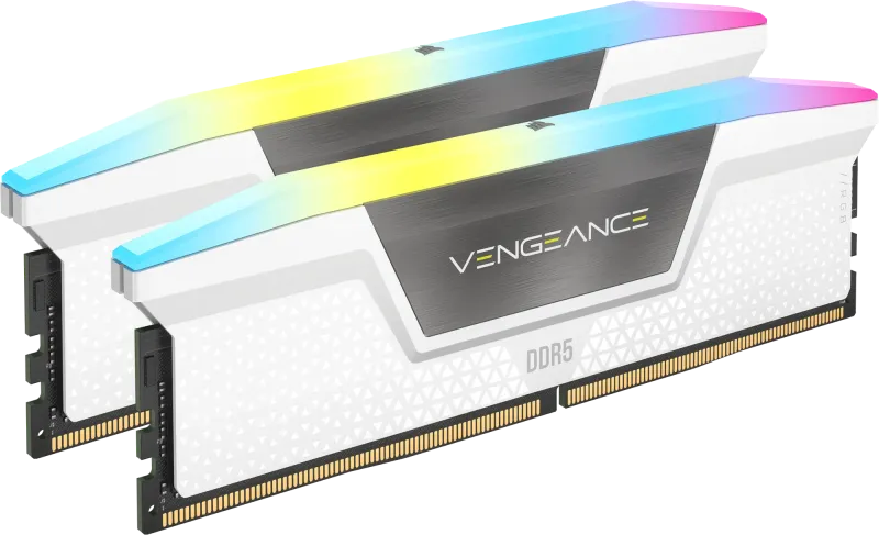 Memorie RAM Corsair Vengeance RGB, 32GB DDR5, 6000MHz, CL30