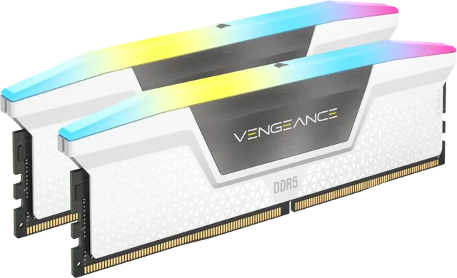 Memorie RAM Corsair Vengeance RGB, 32GB DDR5, 6000MHz, CL30