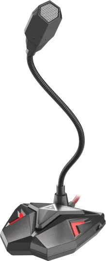 Microfon Genesis Radium 100, tip omnidirectional, USB, lungime cablu 150cm, negru