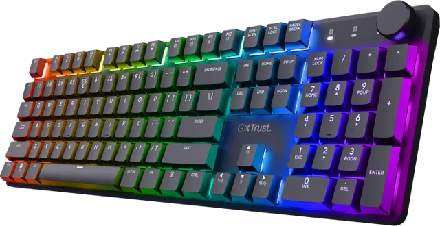 Tastatura Mecanica Gaming Trust GXT 868 Torix, Wireless, Negru, EN US