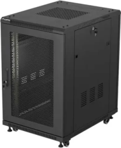 Dulap rack 19" perete 18U/600X800 FLAT PACK WITH MESH DOOR, self- assembly, greutate maxima suportata 800 kg