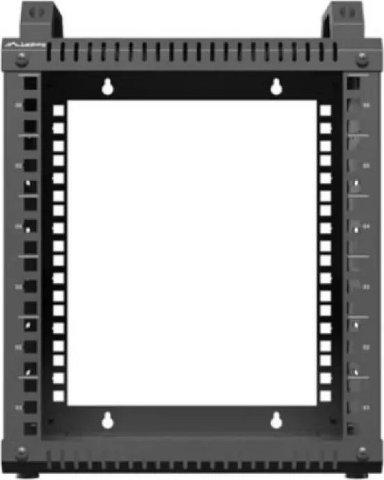 Open Rack 10" 6U 280X300 Lanberg, Self-assembly, material Cold-rolled steel, max load 60 kg, negru