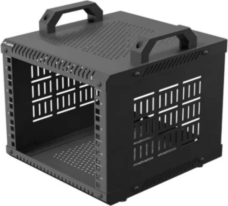 Open Rack 10" 4U 280X300 Lanberg, Self-assembly, material Cold-rolled steel, maximum load 60 kg, negru