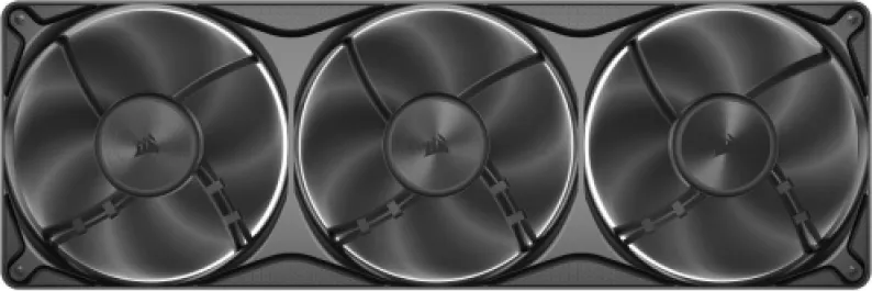 Ventilator Carcasa Corsair RS360 II Unified Frame, 12 cm, 2100 RPM, 3 ventilatoare, RGB