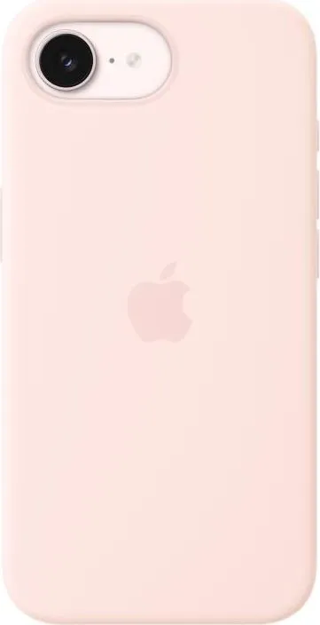 iPhone 17e Silicone Case with MagSafe – Soft Pink