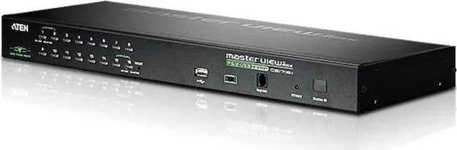 Switch KVM Aten, Raft pentru montat echipamente 1U Negru