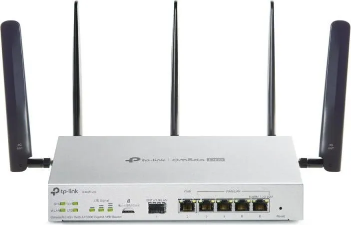 Omada Pro 4G+ Cat6 AX3000 Gigabit VPN Router