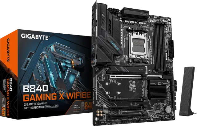 Placa de baza Gigabyte B840 Gaming X WIFI6E, Socket AM5, DDR5, ATX