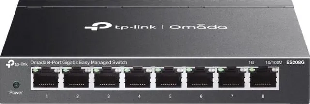 Switch TP-Link Omada ES208G, Gigabit, 8 porturi