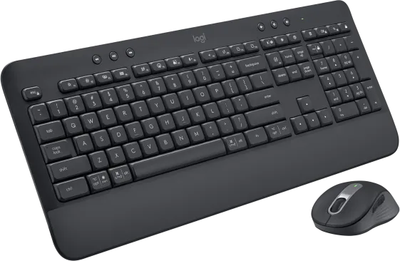 Tastatura Wireless Logitech Signature MK650 Combo for Business, Gri, Qwerty