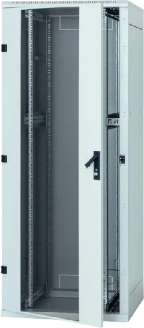 Rack de podea 19 Triton 27U 800x1000mm usa fata sticla panouri laterale/spate detasabile sectiuni pentru