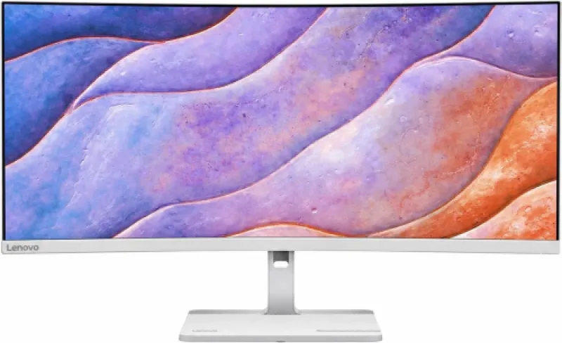 Monitor Consumer Lenovo L34W-4C, 34", 3440 x 1440 pixeli, Cloud Grey