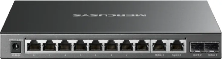 PoE Switch Mercusys MS112GMP, Gigabit, Poe