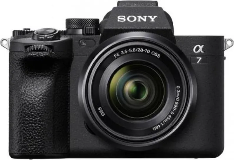 Aparat foto Mirrorless Sony Alpha A7IV, 33MP, Full-Frame, Negru + Obiectiv SEL28702 28-70mm II