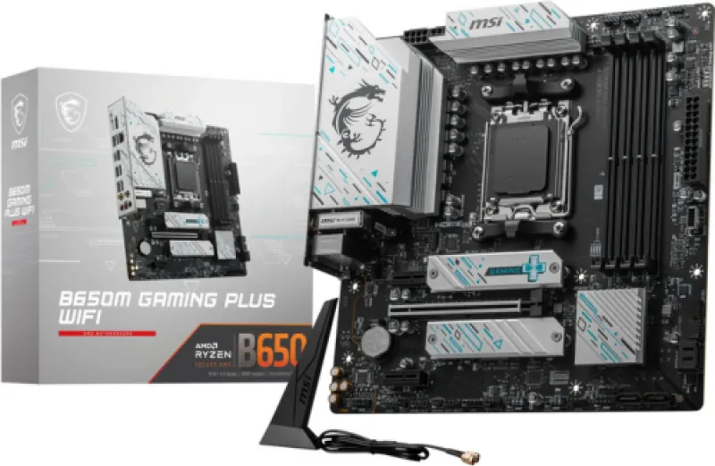 Placa de baza Gigabyte B650M Gaming PLUS WIFI, Socket AM5, DDR5, mATX