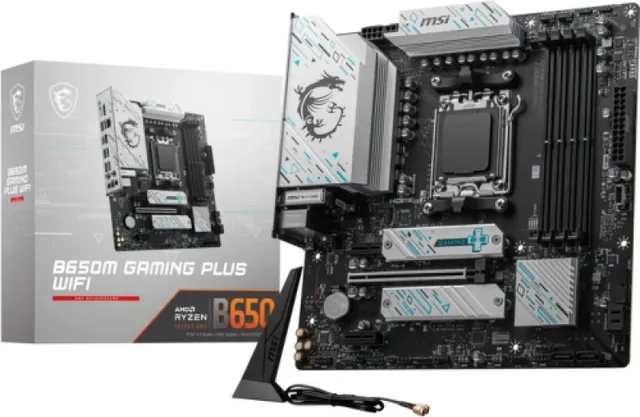 Placa de baza Gigabyte B650M Gaming PLUS WIFI, Socket AM5, DDR5, mATX