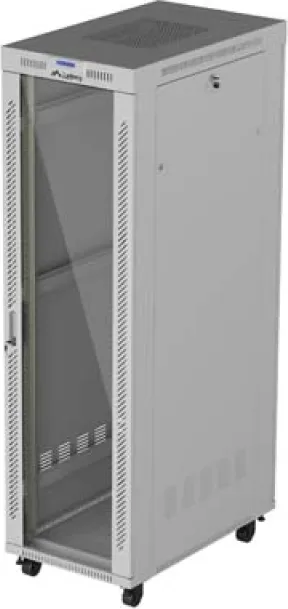 Dulap rack 19" perete 42U/600X1000 (FLAT PACK) WITH Glass DOOR LCD, self-assembly