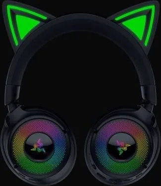 Casti Gaming Head-band Razer Kraken Kitty V3 Pro, Wireless/Wired, Negru