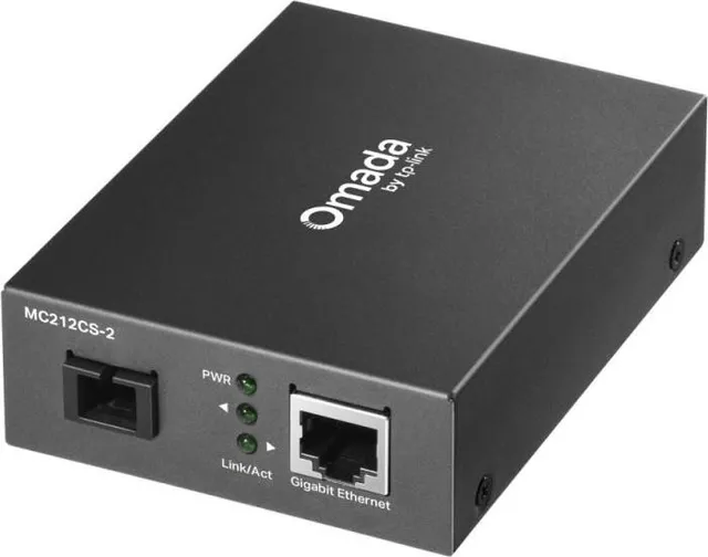 Convertor Media TP-Link MC212CS-2 1 Gbps, 1310TX/1550RX nm, 2 km, RJ-45 - SC/UPC