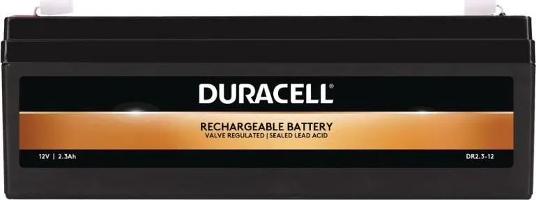 Security Battery Duracell, voltage 12V 2.3Ah VRLA, capacity 2300mAh